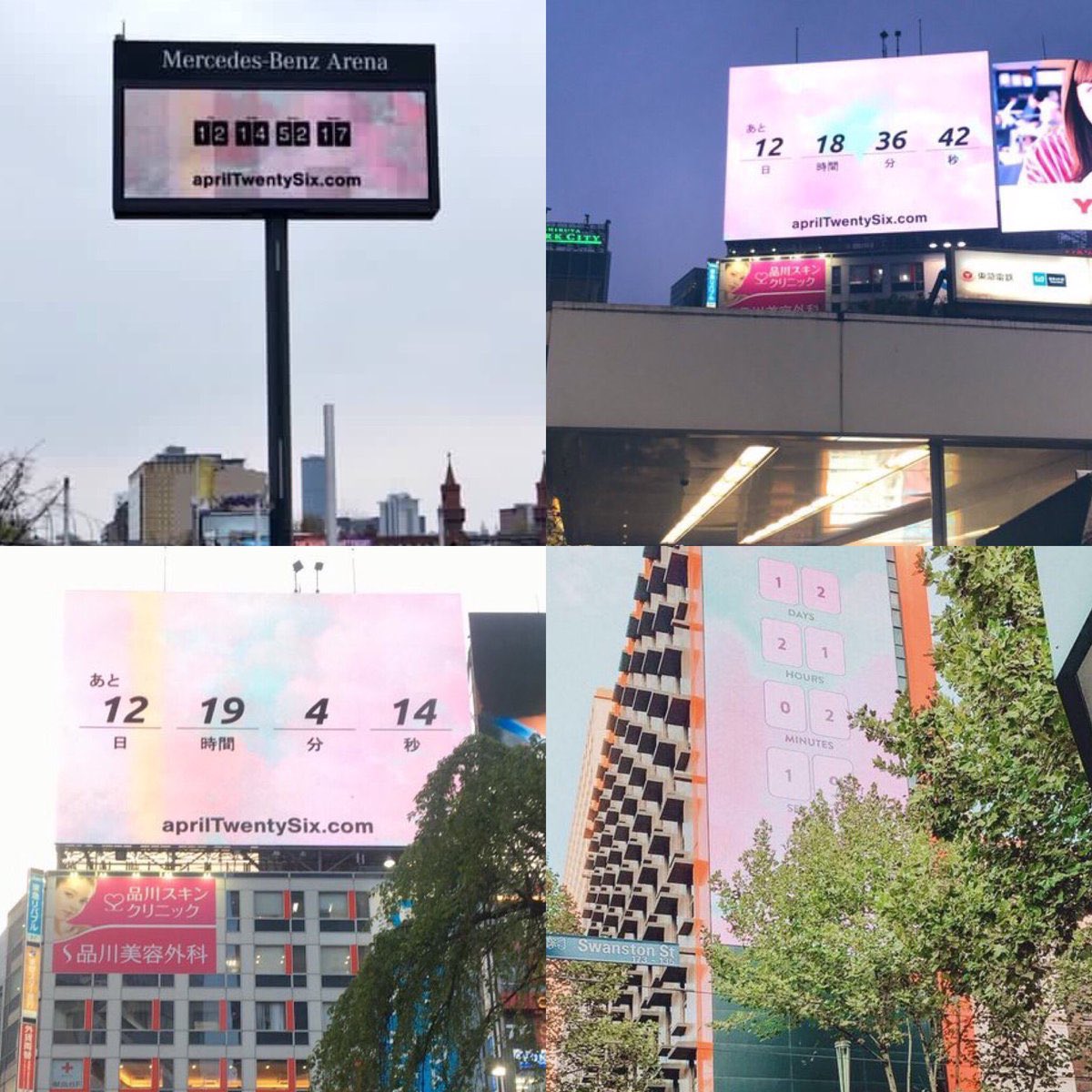 tswiftKOR's tweet image. 13일간 전세계를 물들이던 울언니 컴백 카운트다운 #TaylorSwiftApril26
🇺🇸🇬🇧🇲🇽🇯🇵🇨🇦🇦🇺🇩🇪