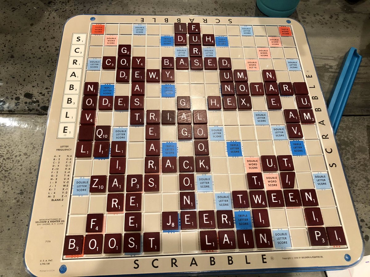 PennyHunterWash's tweet image. National Scrabble Day! @PISDReynolds #SpiritWeekChallenge
