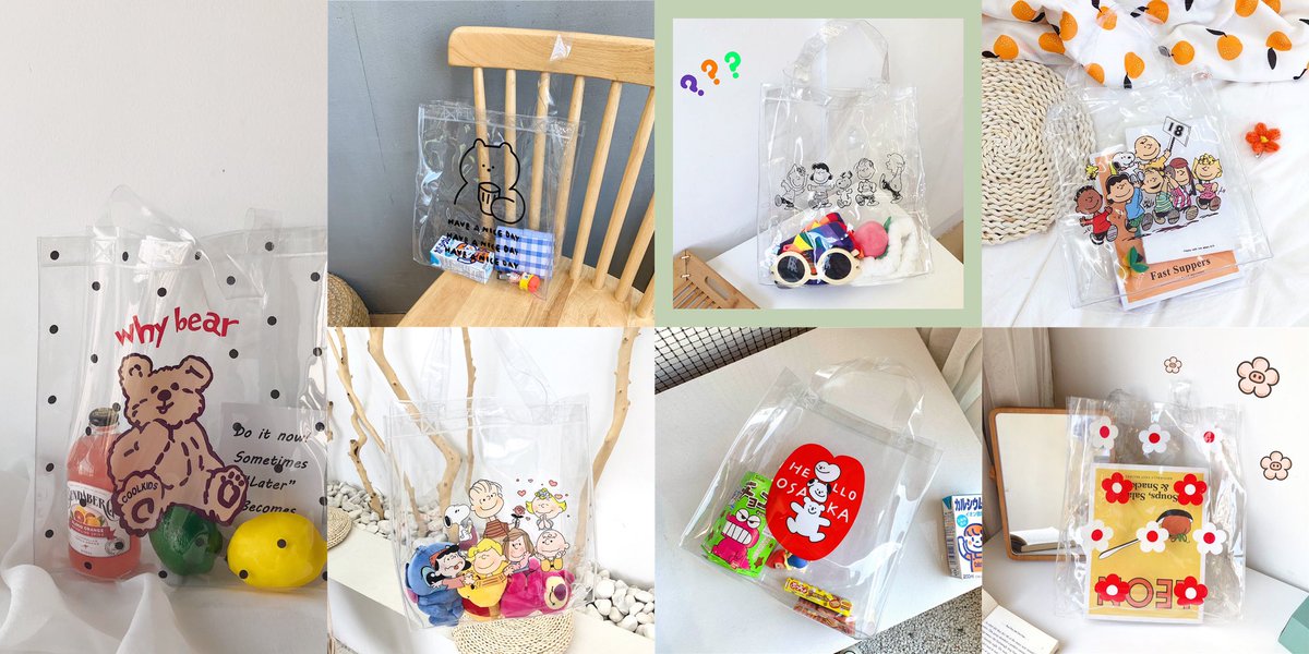 intrend_goods's tweet photo. 🌈พรีออเดอร์🌷

กระเป๋าใส PVC กันน้ำ💦ลายน่ารักปุ้���ปิ้ก มีทั้งหมด 7ลาย🧸🎈
✂️ขนาด: 32x 28ซม.
💸ราคา 80บาท

💘ปิดรับ 17/4 รอของ 20-25วันค่า
สนใจกดกรอกฟอร์มได้เลยค่า👇👇
https://t.co/XNt7IRBODF https://t.co/iNLXHTW8pe