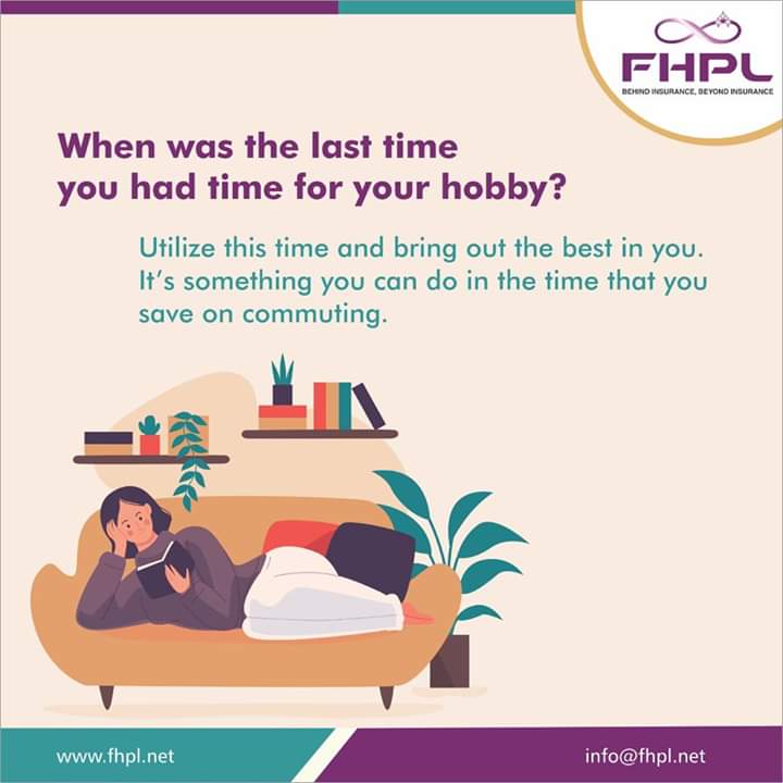 ngp150687's tweet image. You had time for your hobby?
Utilize this time and bring out the best in you. It's someting you can do in the time that you save on commuting.

#HealthTPA #FHPLHealth #FHPLSparrow #BestTPA
