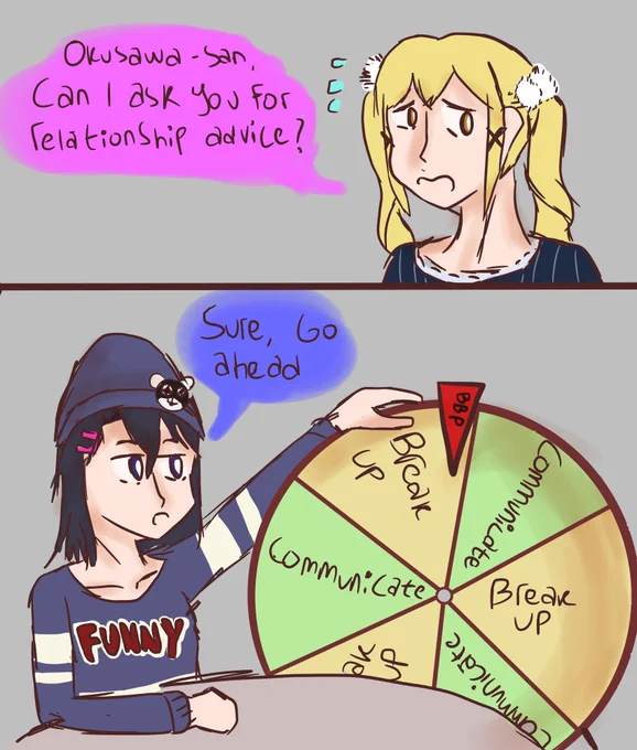 Relationship advice from your local Okusawa Misaki 