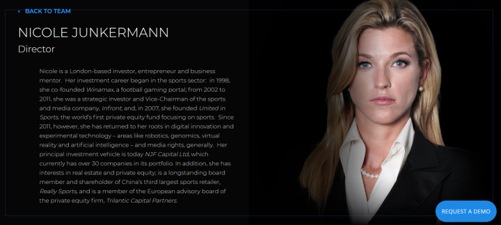 Nicole Junckermann profile. @Intuitive1966  #Corona  #COVID__19  #Google  #ICO  https://www.vbprofiles.com/people/nicole-junkermann-58d51d4a18936fdeb700005e