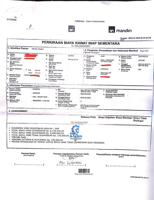 Indra Purnomo On Twitter Klaim Update Maestro Optima Care Dari Axa Financial Indonesia