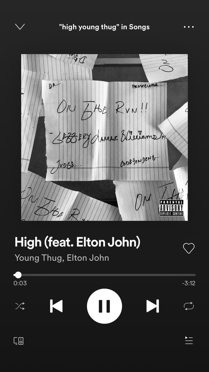 DAY 13 : a song i like from the 70s . okay look . this is a young thug song and its not from the 70 s . but elton’s john is on the song and it samples his song “ im a rocket man “ which is from 70 s . his voice is like magic . young thug makes it even better . master peace
