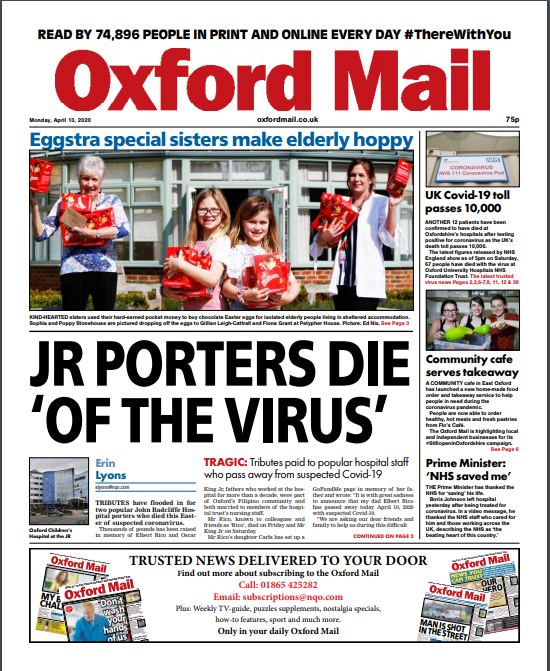 Oxford Mail On Twitter Morning An Eggstra Special Edition For