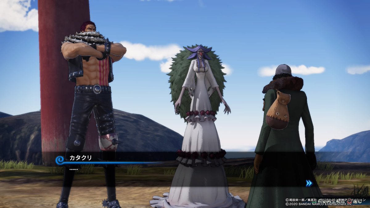 ぼのぼのninja1000乗り カタクリでけー 青キジもそれなりに身長がある方だけどカタクリはそれ以上 Ps4share 海賊無双４