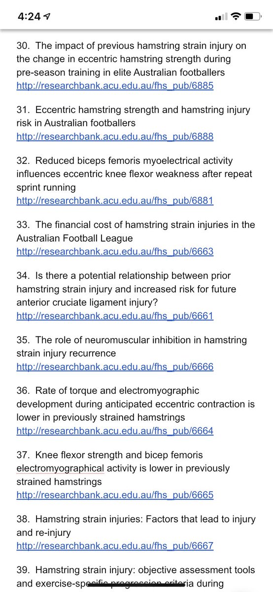 Thanks to <a href="/LibraryACU/">ACU Library</a> ResearchBank and <a href="/qutlibrary/">QUT Library</a> ePrints, plus open access papers - we have 50+ documents from our group available - for FREE. Link below will take you to a Doc that you can peruse as you want. More Open Access stuff coming soon. 

docs.google.com/document/d/14H…