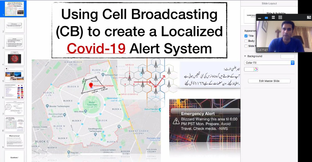 nic_islamabad's tweet photo. Next in on the first day of our National Health Hackathon interviews is Salman Illahi. The founder is using cell broadcasting (CB) to create a localized COVID-19 Alert system.
#SolveForHumanity #ReBuildAndRise #Hackistan https://t.co/4sjwkjTlkx