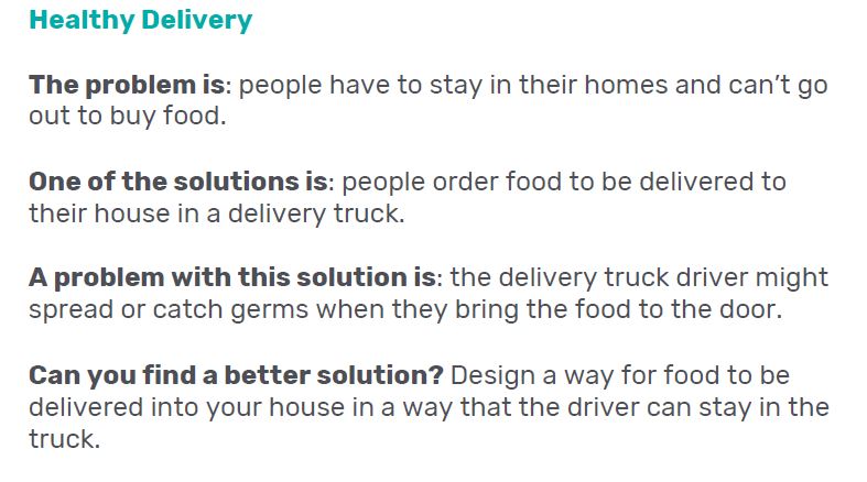 codingcrocs's tweet image. Food delivery and grocery delivery to be uninterrupted!! but we can use the delivery option at our door step..problem with the solution is delivery person should not infect others in case he is infected!! so think  ! covid challenge for the day 9
#DesignThinking