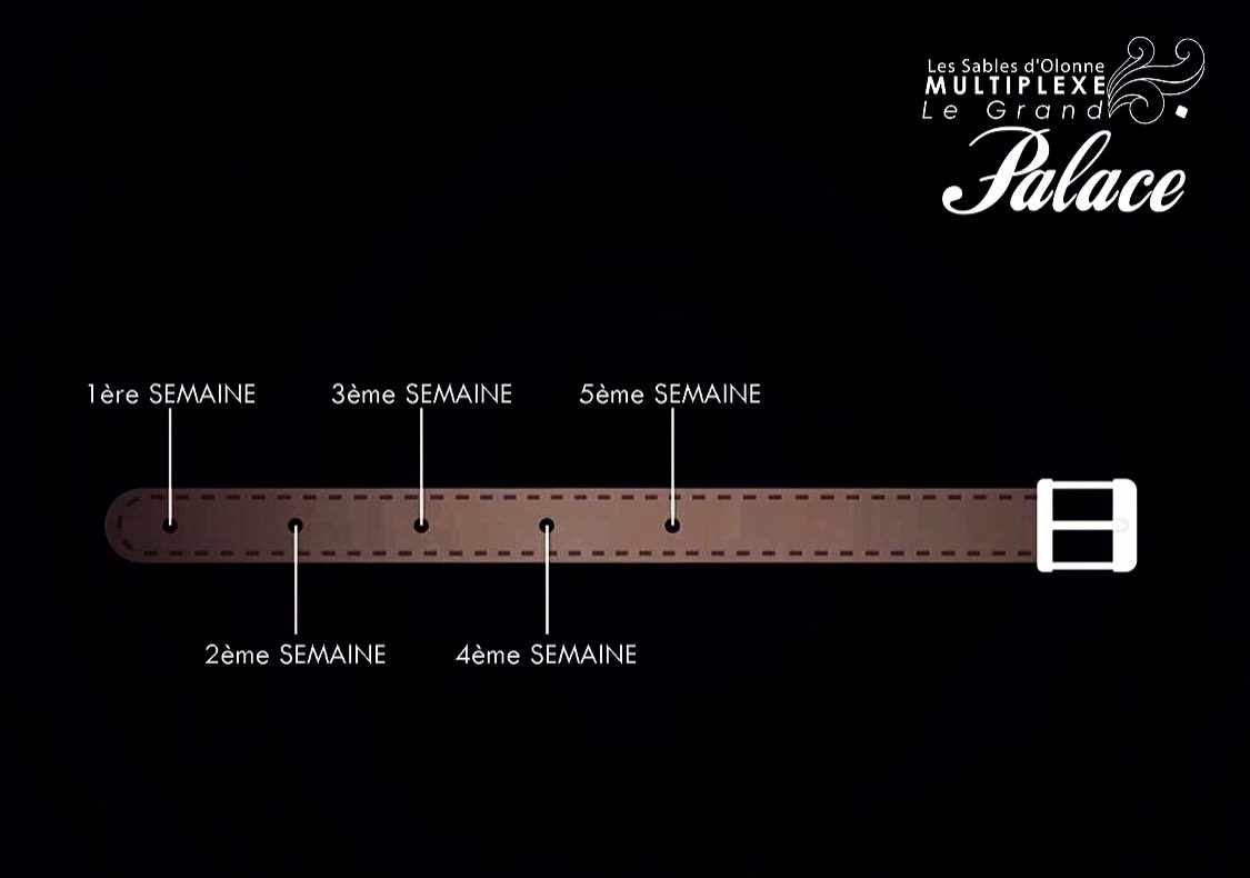 5ème semaine... ça va être long et il va falloir se serrer la ceinture.... une réplique de film me bourdonne dans les oreilles 

" Jusqu'ici tout va bien... Jusqu'ici tout va bien... Jusqu'ici tout va bien. " Mais l'important, c'est pas la chute. C'est l'atterrissage.