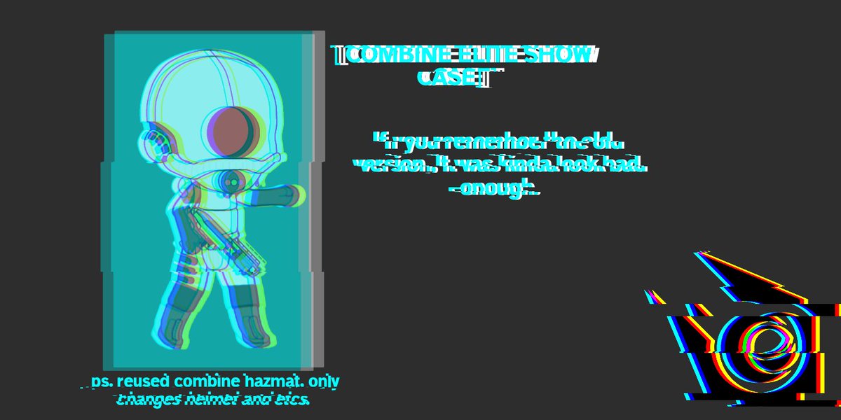 ReconCent's tweet image. Half Life 2 Elite Combine.
Not actually a final product.

#Gachalife