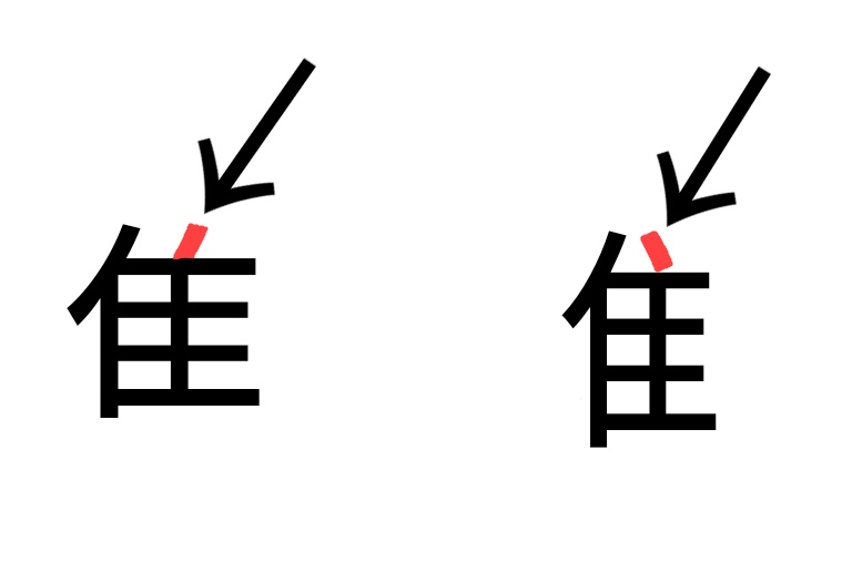 拾萬字鏡 自分の名前にこのパーツが入っていますが いつも ノ で書いています 丶 で書いていた時期もありましたが もう今は書いていないです