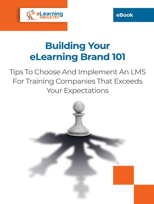 elearnindustry's tweet image. Investing in the right LMS and implementing it in your training company comes with its perks. Explore this eBook and discover how essential it is to choose an LMS that will assist in building your eLearning brand. ow.ly/K2eV30qwMth #LMSimplementation #employeetraining