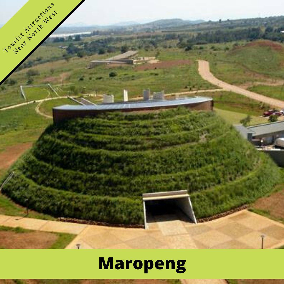 impulsegetaways's tweet photo. Attractions in the North West Province ~ Maropeng is in the Tumulus Building within the Cradle of Humankind Heritage Site is an hour’s drive from Johannesburg, and is one of eight World Heritage sites in South Africa. https://t.co/xZUmvC5XFE