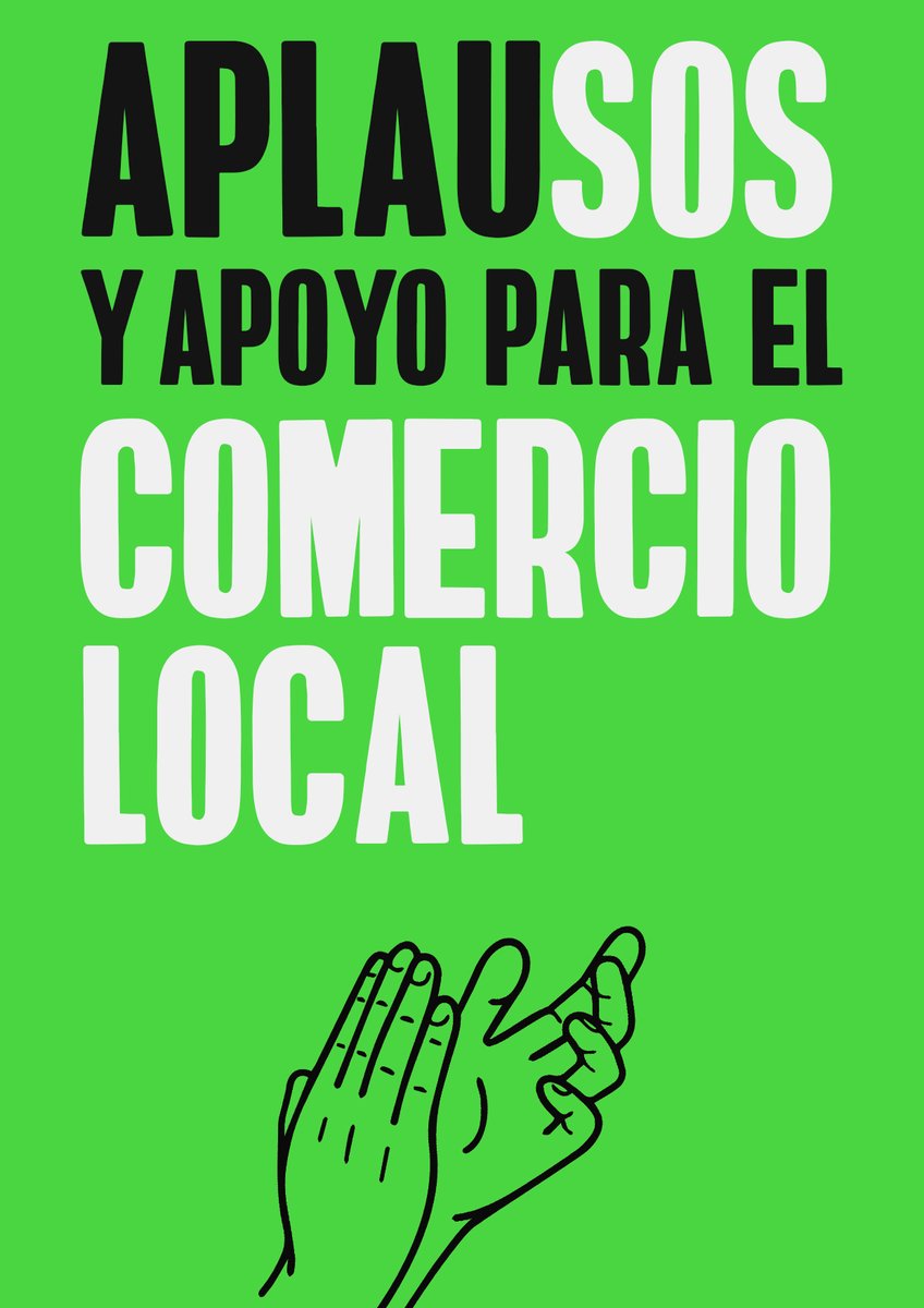 achobrand's tweet photo. aplauSOS
COMERCIO
LOCAL https://t.co/VzBGLnLshb