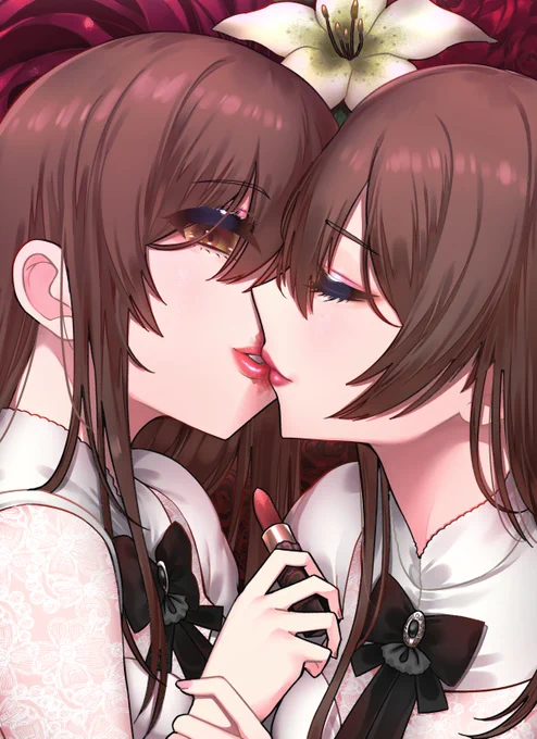 なーちゃんと甜花!
#祝シャニマス 
#シャニマス2周年 