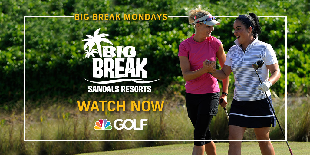 GolfChannel's tweet photo. 11 women, one goal - Win Big Break: @SandalsResorts 🏆

Join us for another #BigBreak marathon starting right now on GOLF and streaming here: https://t.co/ea5Crz87SF https://t.co/QFlvXIvXnx