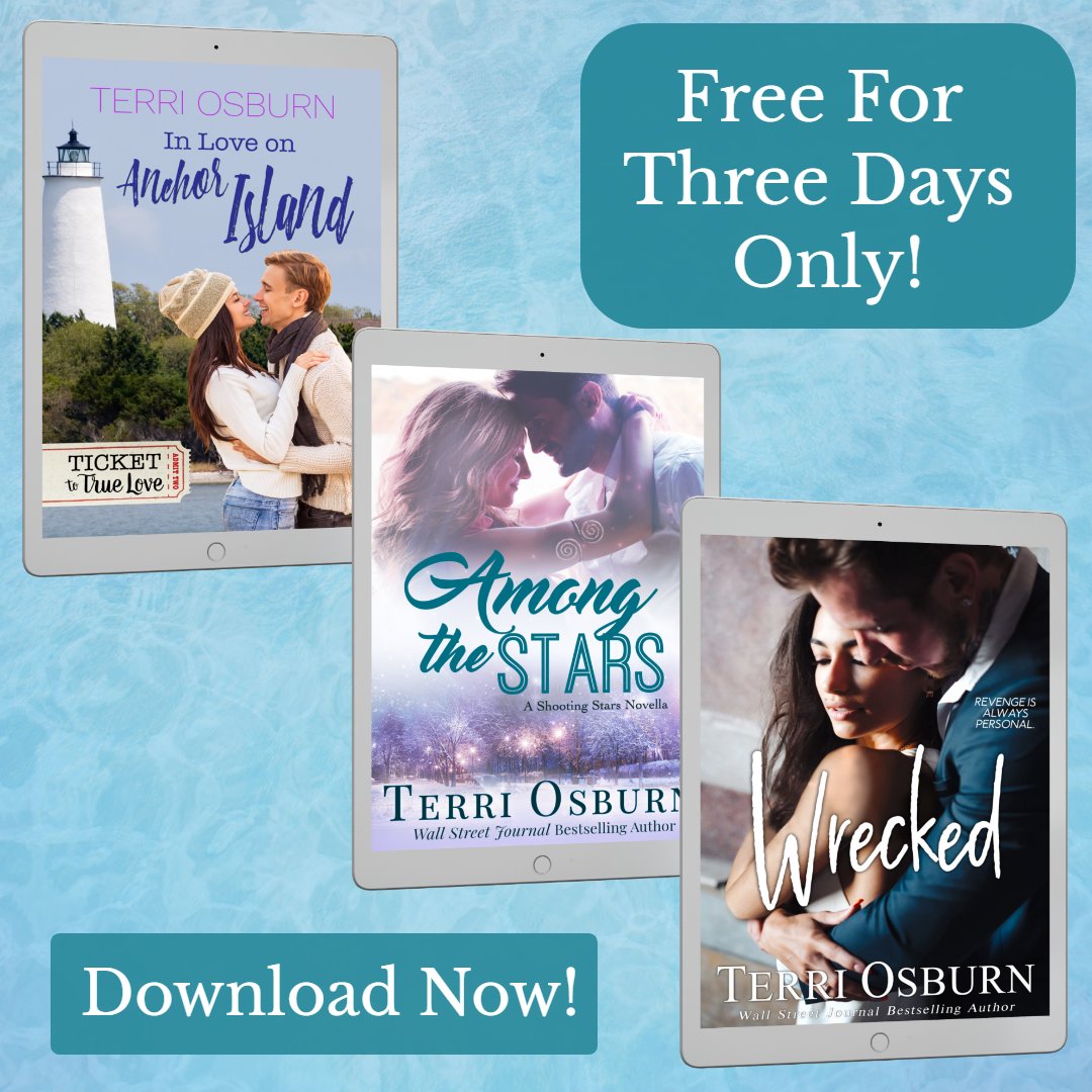 Free novellas! For 3 days only, I've made three of my novellas free on Amazon. Just click over to learn more, and download one or all of them.  bit.ly/FreeNovellas20… #freereads #staysafe #washyourhands #romancehelps #escapeintoabook