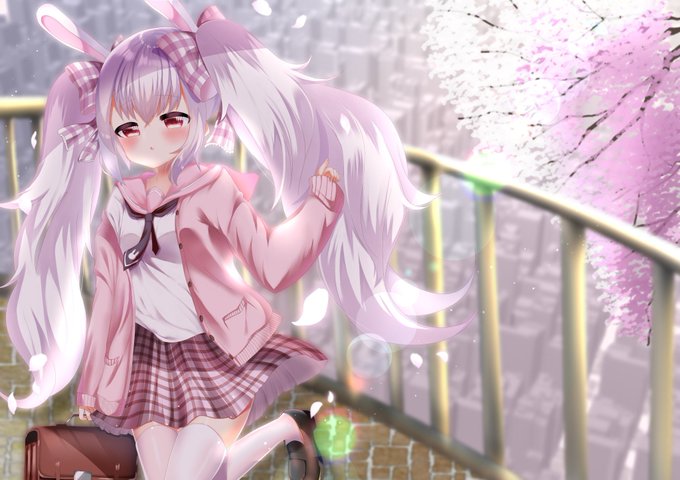 新学期な制服ラフィーちゃん🐰
新刊表紙です!! 