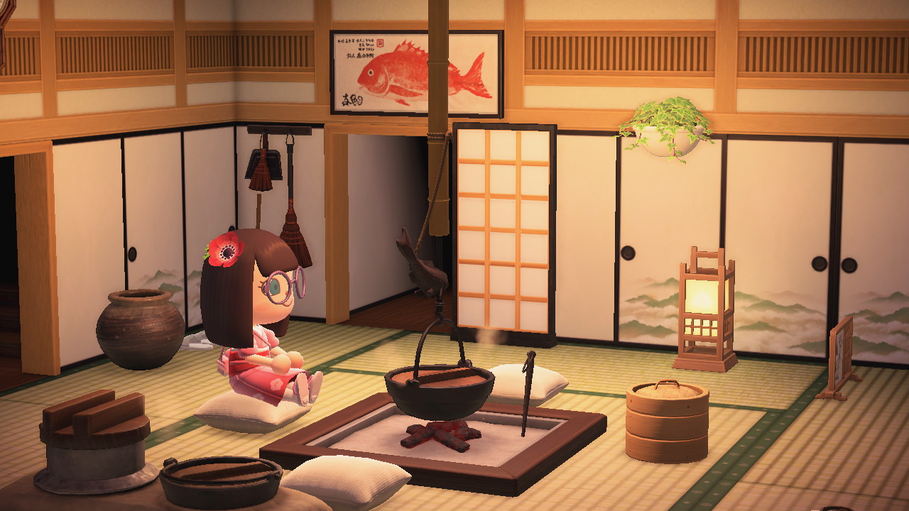 Camila Pedraza My Main Room With A Hearth Kamado And Go Table 和風 いま 母屋 いろり かまど Animalcrossing Acnh T Co 56zr80tijb Twitter