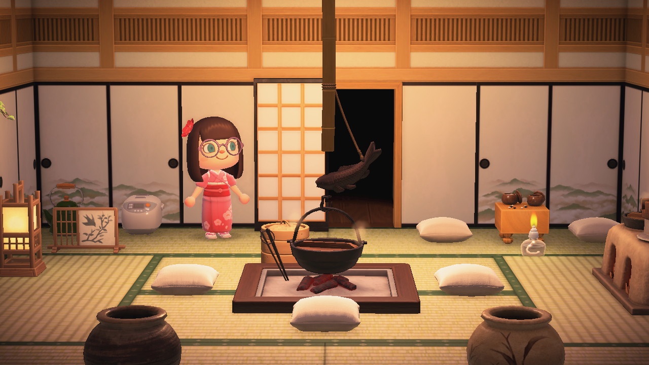 Camila Pedraza My Main Room With A Hearth Kamado And Go Table 和風 いま 母屋 いろり かまど Animalcrossing Acnh T Co 56zr80tijb Twitter