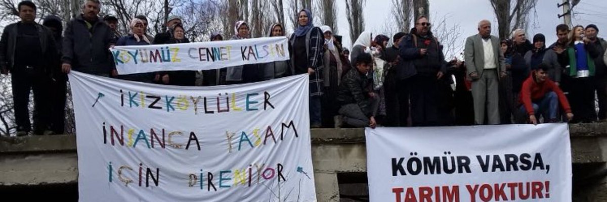 Milas İkizköy halkı,Yeniköy Kemerköy Elektrik Üretim ve Ticaret AŞ tarafından gasp edilen Dereköy kuyularının şirketten alınarak yeniden kamuya devredilmesini, köyün içme-kullanma suyunun MUSKİ tarafından doğrudan sağlanmasını istiyorlar👇
ekolojikolektifi.org/portfolio/ikiz…