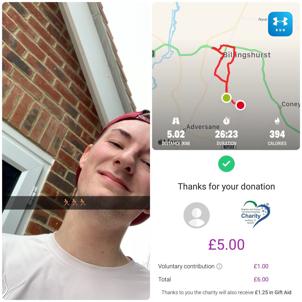 Oriel_PE's tweet photo. THE ALUMNI ARE BACK! Sam Musgrave, Josh Simmons & Heather Currie are next to #GetInvolved & @Run5k4NHS today as we continue our #PUSHFOR2000 & it’s so great to see them again! 1️⃣5️⃣6️⃣ participants & £1️⃣6️⃣1️⃣7️⃣ raised now. Still more on the waaaaaay! #Run5k4NHS #OrielPE 💜💪🏽🔥🙌🏽😊🙏🏽 https://t.co/Pdad5HNukp