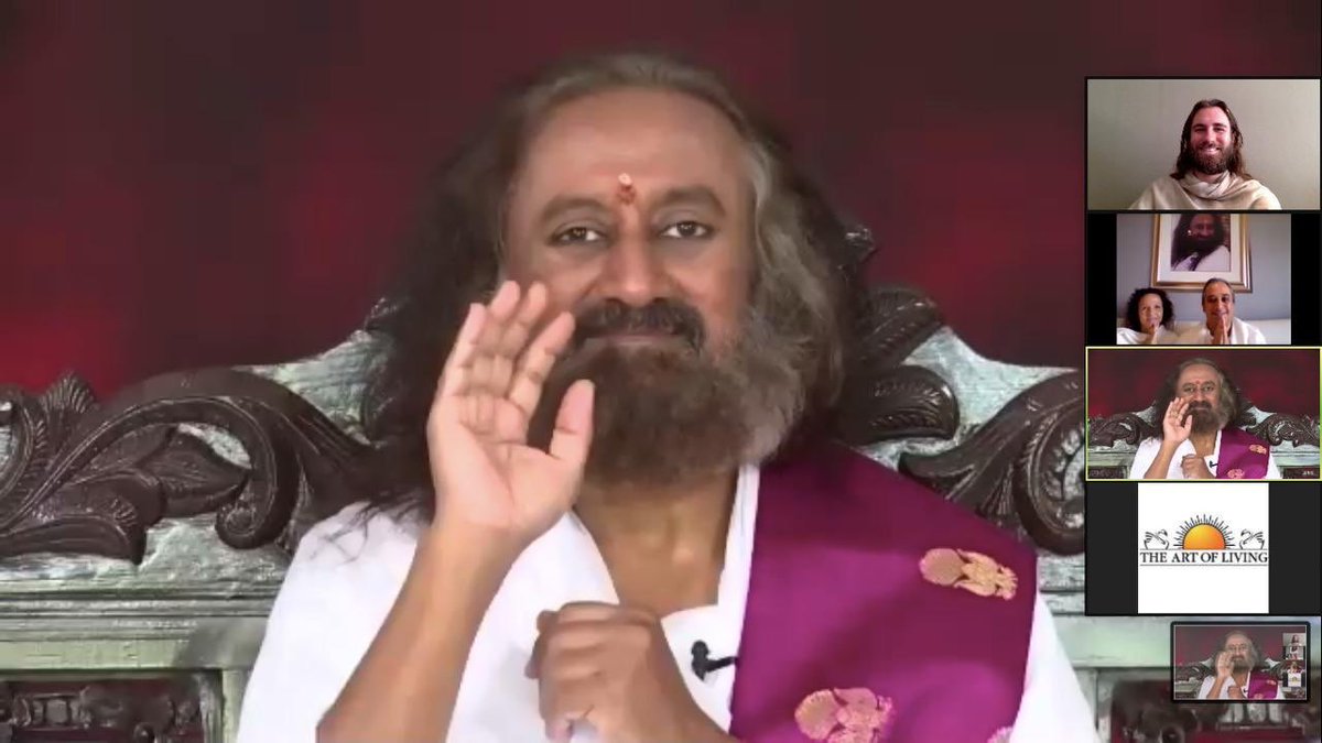DanielleJGD's tweet photo. Emerging from silence with 260+ participants from 14 African countries with an extra special session live with @SriSri 💖😇 https://t.co/2ewdUlZBQf