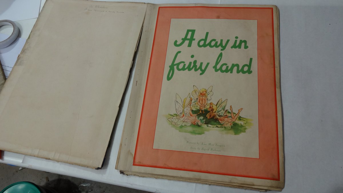 bindingrepairs's tweet image. Restored story book