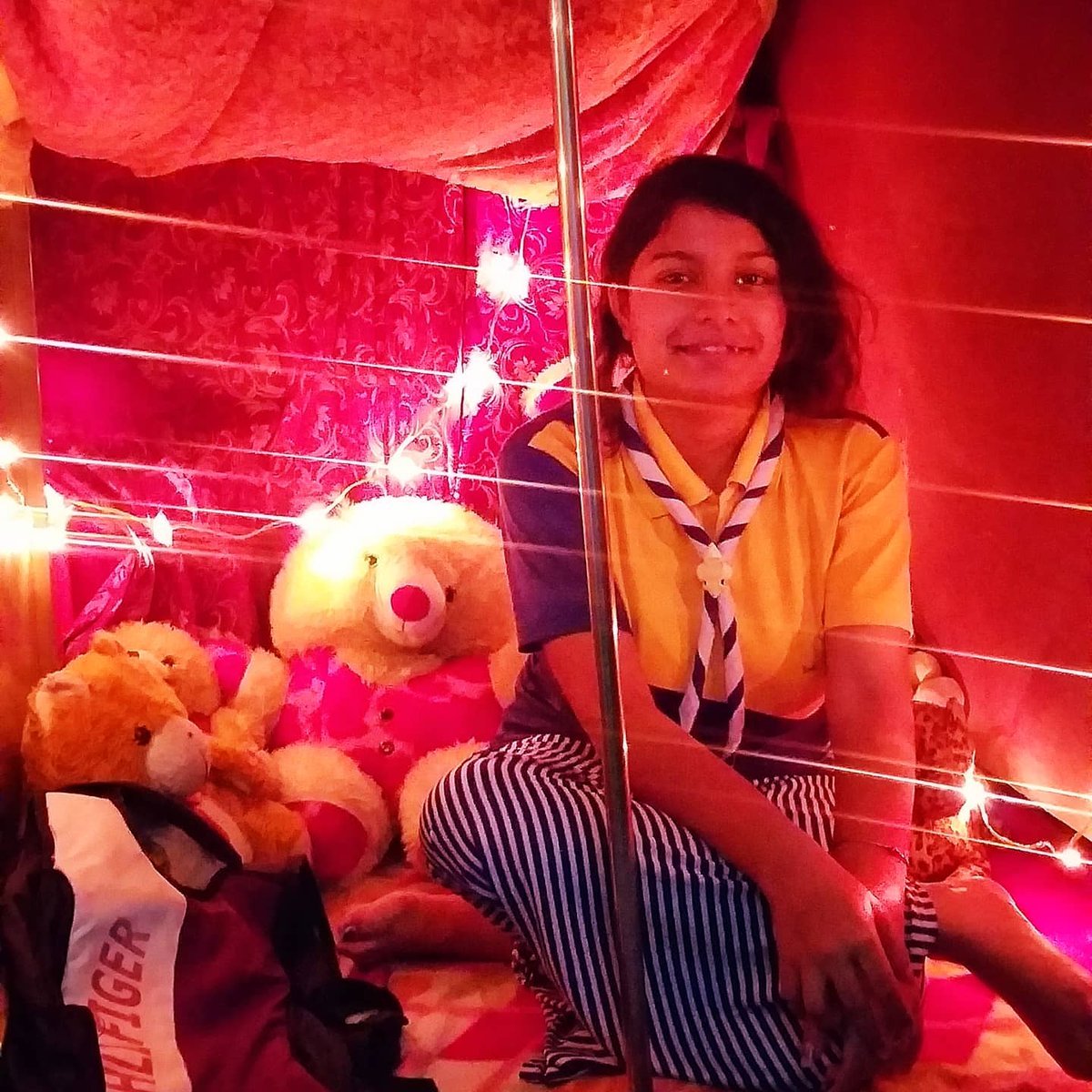 worldscouting's tweet photo. We challenged you to build epic blanket tents and WOW, you delivered!! 😍 Your #EpicBlanketTent designs look so cozy we can smell the campfire, taste the marshmallows &amp; hear the mosquitoes buzzing😉 You really set the scene for a great  #JOTI - Special Edition! 👏🏽 #TogetherAtHome https://t.co/75mZUUN0sk