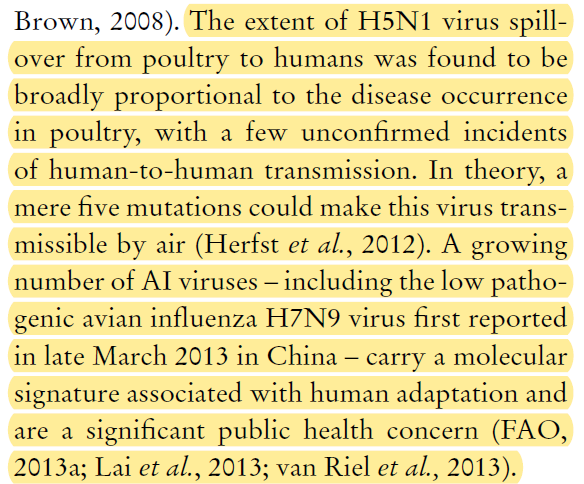 Similarly, most recent infectious disease outbreaks such as Nipah virus (1999), SARS (2003), H1N1 swine flu (2009) have originated in animals, and the threat of future outbreaks (if we survive this one) remains high especially from poultry in the form of H5N1 or H7N9. (5/12)