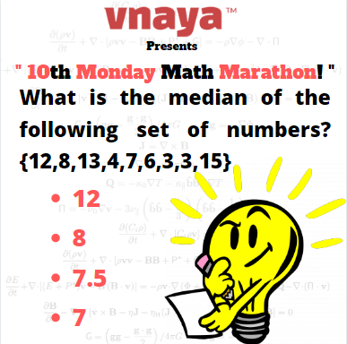 VnayaEducation's tweet photo. So here we go....our 10th Monday Marathon!
Answer us and get a chance to be surprised by team Vnaya!
#mathmarathon #math #maths #mathe #mathematics #mathteacher #mathrock #mathmemes #mathproblems #mathjokes #mathskills #mathnerd #mathematicians #mathewperry #mathsucks https://t.co/SXLJh5kdjX