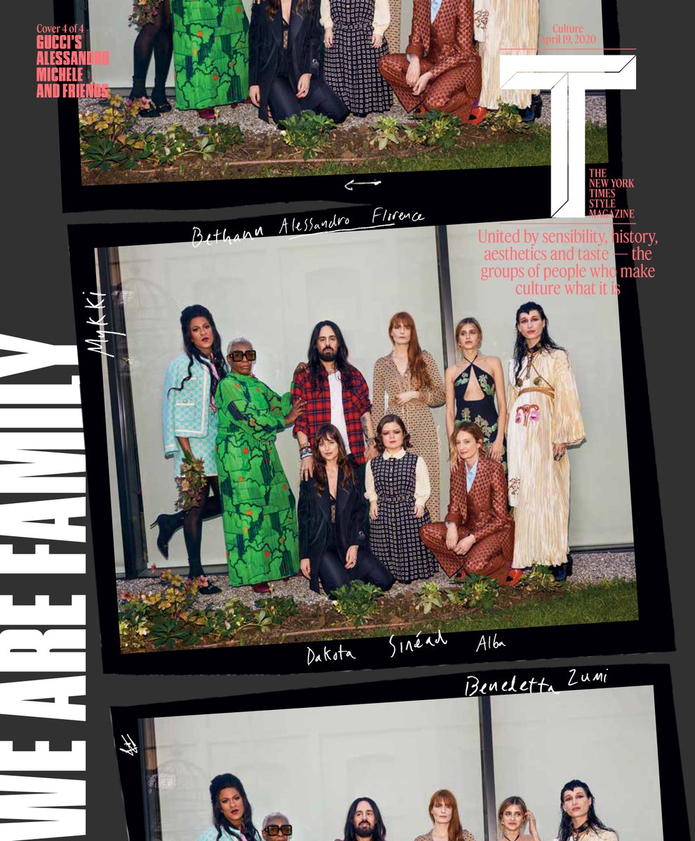 tmagazine's tweet image. The creative circles defining the culture, on the cover of T&apos;s 2020 Culture issue nyti.ms/34xGmlI #TCultureIssue