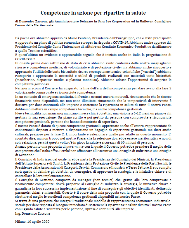 <a href="/carlopaolofesta/">carlo festa</a> ecco la mia proposta #competenzeinazione #COVID19