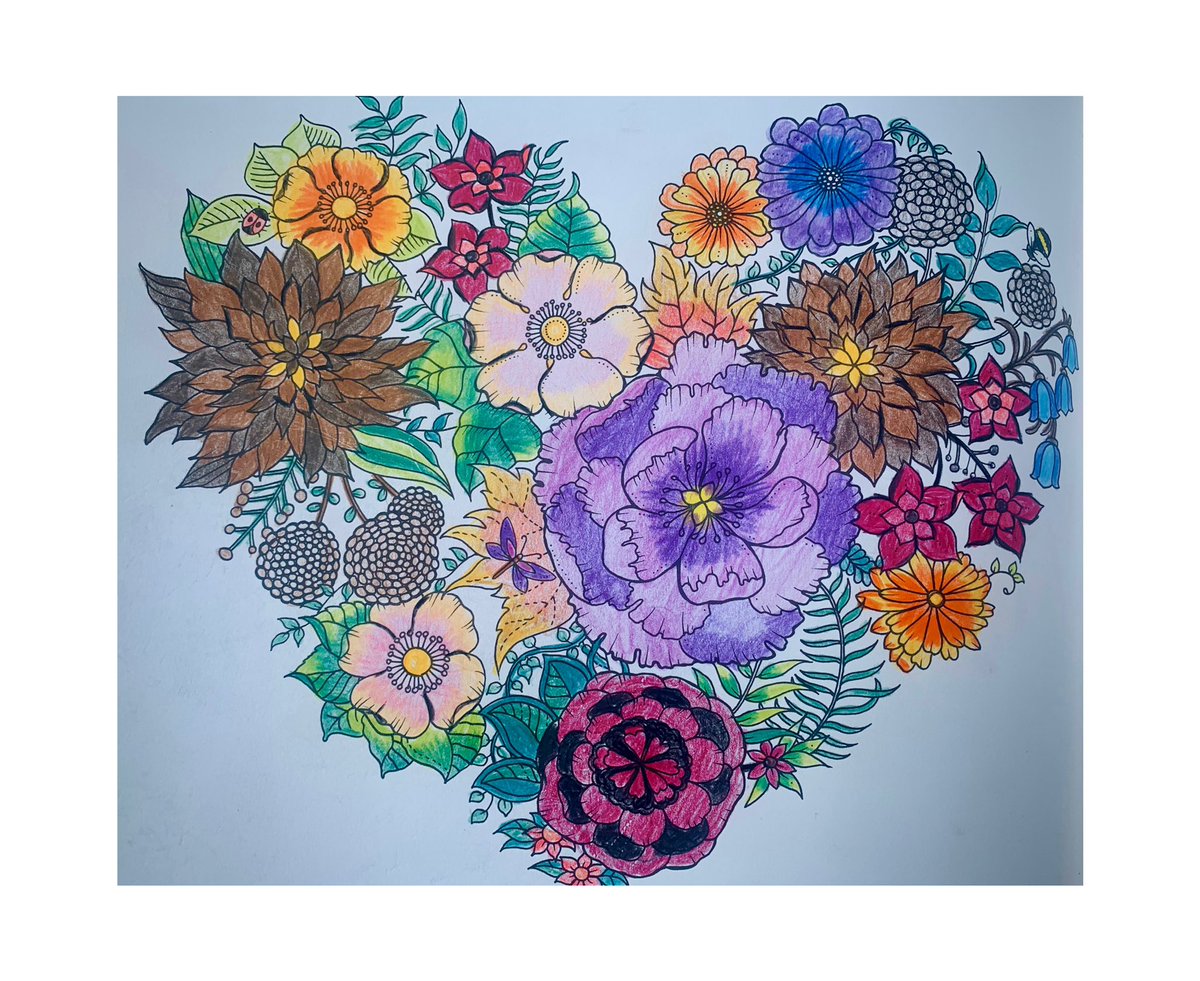 mews_views's tweet photo. Mindfulness, some colouring is really helping my mental health during these rough timesπΈπΊ #johannabasford #worldofflowers #flowers #colouringbookforadults #colouringforadults #colouringbook #creative #creativecolouring #art #mindfulness #mentalhealth https://t.co/IRdSiz6MZs