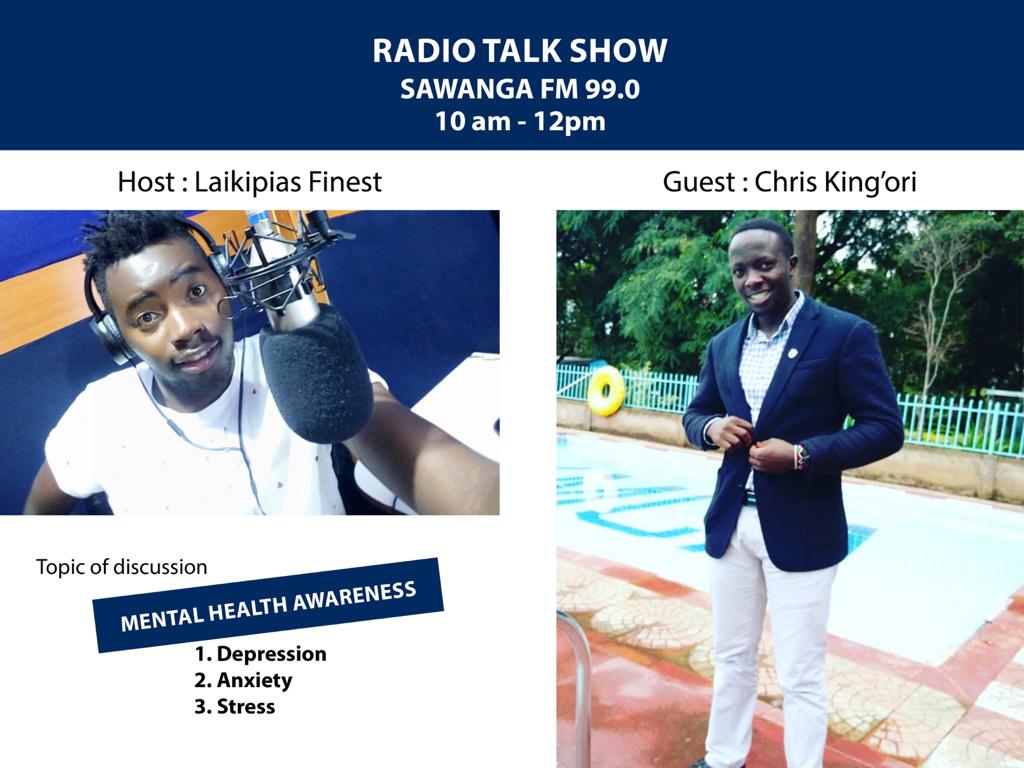 itsmutheki's tweet photo. We talk about #mentalhealth #MentalHealthMatters @mentalhealthkn at @RadioSawanga #depressionfeelslike #depressionke #Laikipia @LaikipiaFinest @laikipiaforum @LaikipiaCountyG https://t.co/A82r2s4qM7