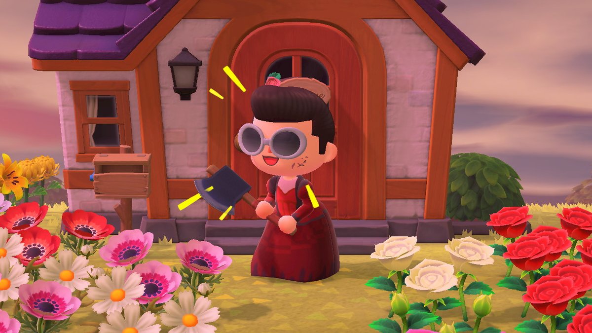 morganaliART's tweet photo. I updated my Final Pam dress and the Able sistershad better glasses today :3 #monsterfactory #finalpam #ACNH https://t.co/hWAYkrIzO0