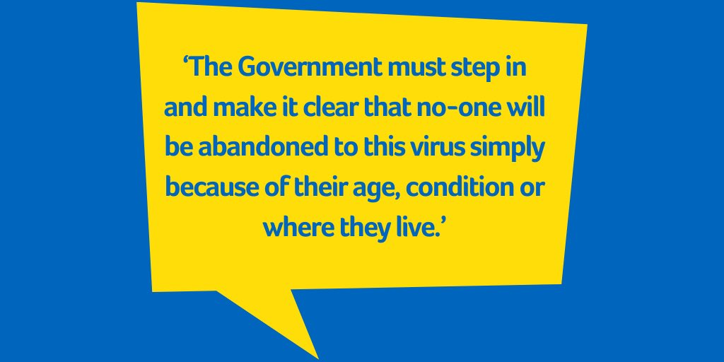 Our CEO @MatthewReedblog has co-signed a letter to The Secretary of State addressing the impact the coronavirus has on our care system.