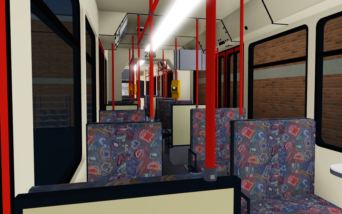 BogdanutzM's tweet photo. New Duewag M6D tram for Compania de Transport Public Iași. #Roblox #RobloxDev #CTPonRoblox https://t.co/1MPv8rC25E