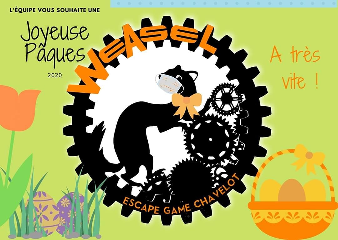 Weasel_Escape's tweet photo. Malgré les circonstances, Joyeuse Pâques à tous ! https://t.co/3I7BQ8sKIz