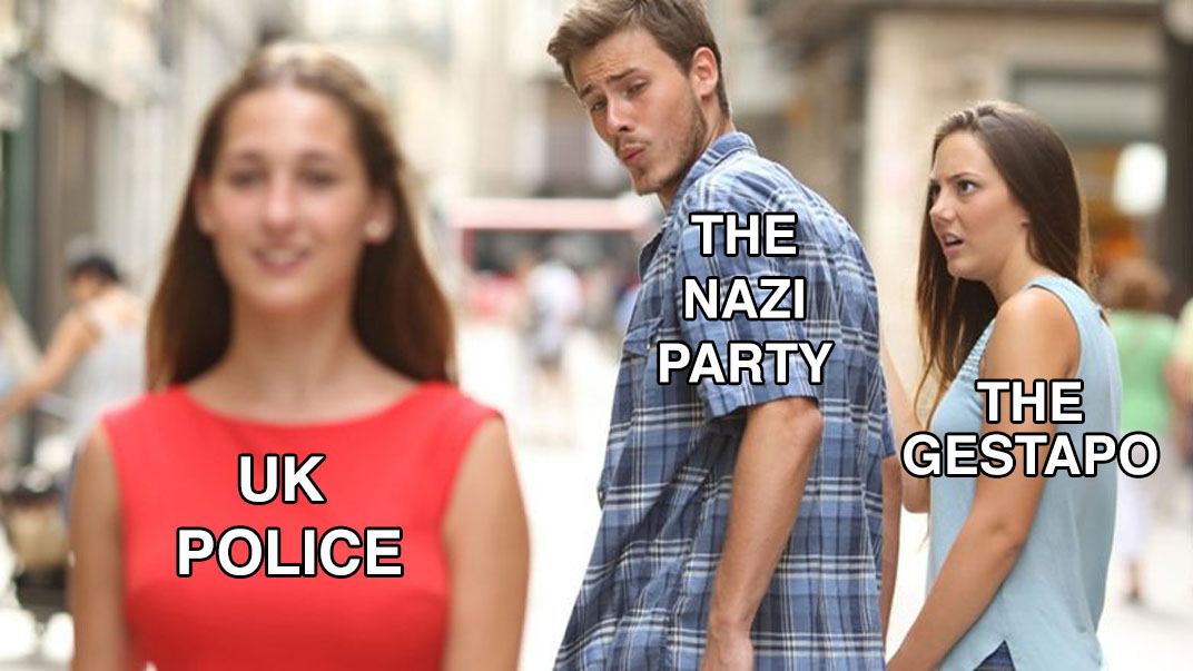 Yup   #CoronaPoliceUK   #CoronaCops   #VirusPolice