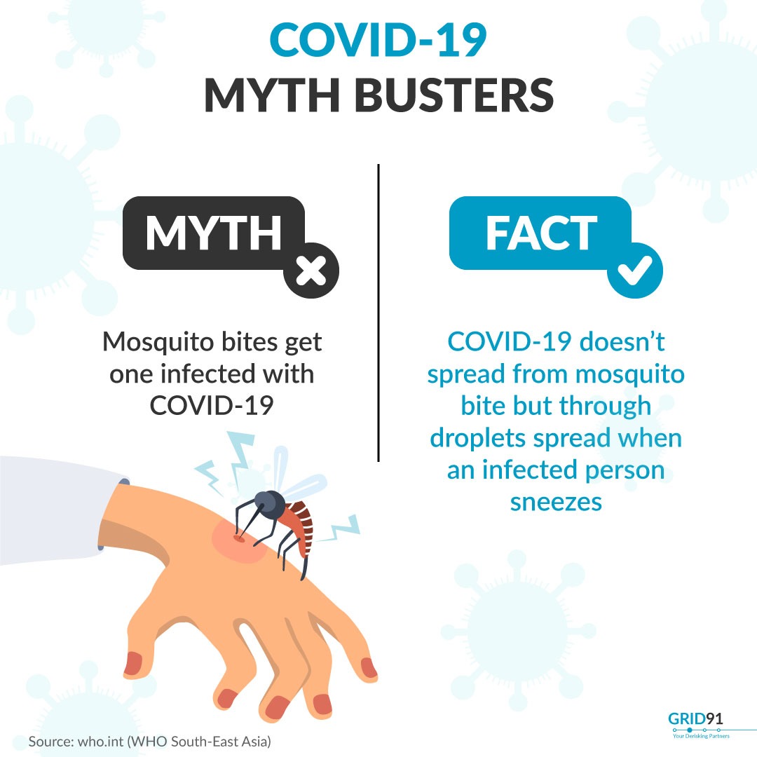 grid91_official's tweet image. As the outbreak continues to create panic, @grid91_official helps bust some myths and brings you facts to avoid confusion and spread of misinformation.
#mythbusters #grid91solvingmisconceptions #FactTime #WashYourHands #SafeHands #Coronavirustruth #CoronaVirusFacts #StayAtHome