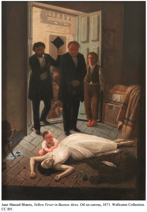 Our second plague is an  #envhist classic: yellow fever. The great disease of the transatlantic slave trade, it was a key symptom of our entry into a new, environmentally ruinous era of commodification and homogenization—what some have called the “Plantationocene"  #10plagues (1/n)