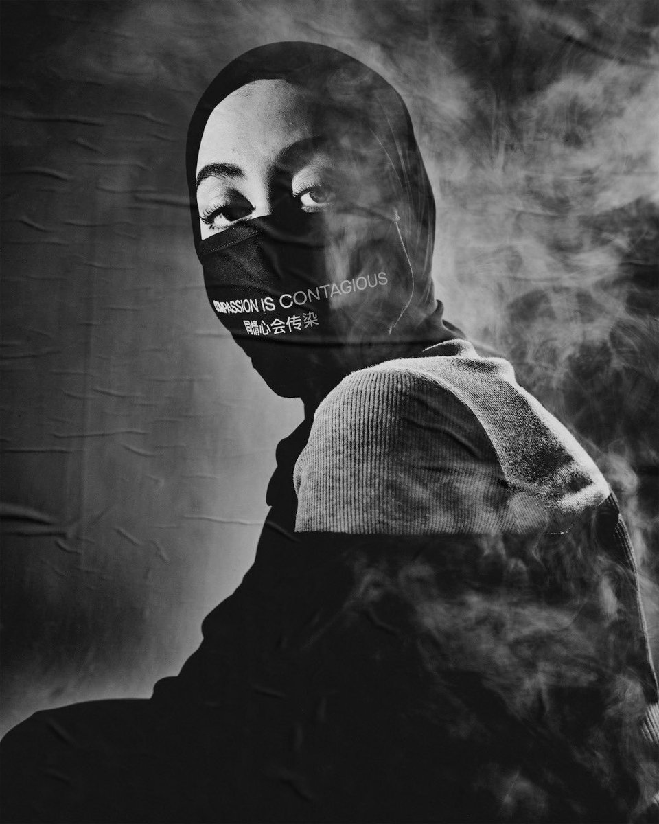 TAKminds's tweet photo. The campaign consists of a video and a photo series with people of diverse backgrounds wearing masks emblazoned with “Compassion Is Contagious”.
#compassioniscontagious #inthistogether #COVID #CoronaVirus #UAE #TAKminds @sukounism https://t.co/VuBMGXRbwT