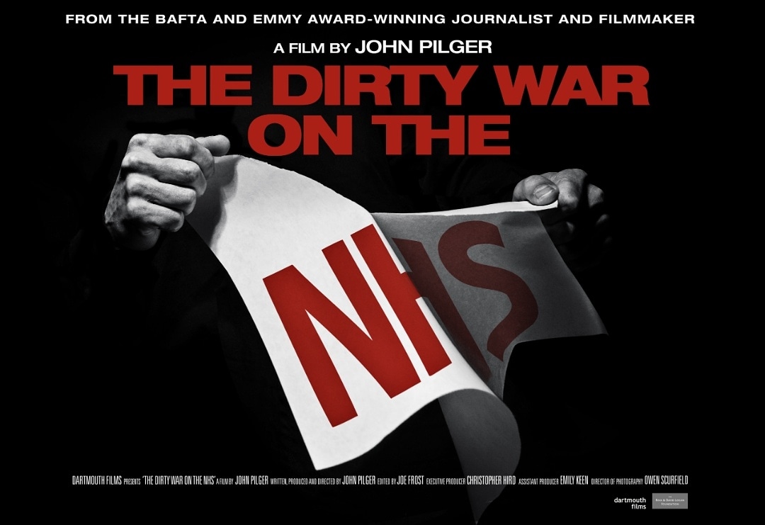 ⭐⭐⭐⭐ 'Fierce and necessary'— @guardianfilm

Watch @johnpilger's latest documentary on Curzon Home Cinema & join us for a live panel discussion on Wed 15 Apr at 8:30pm with two of its main contributors — Professor Allyson Pollock and Dr John Lister.

 #DirtyWaronNHS