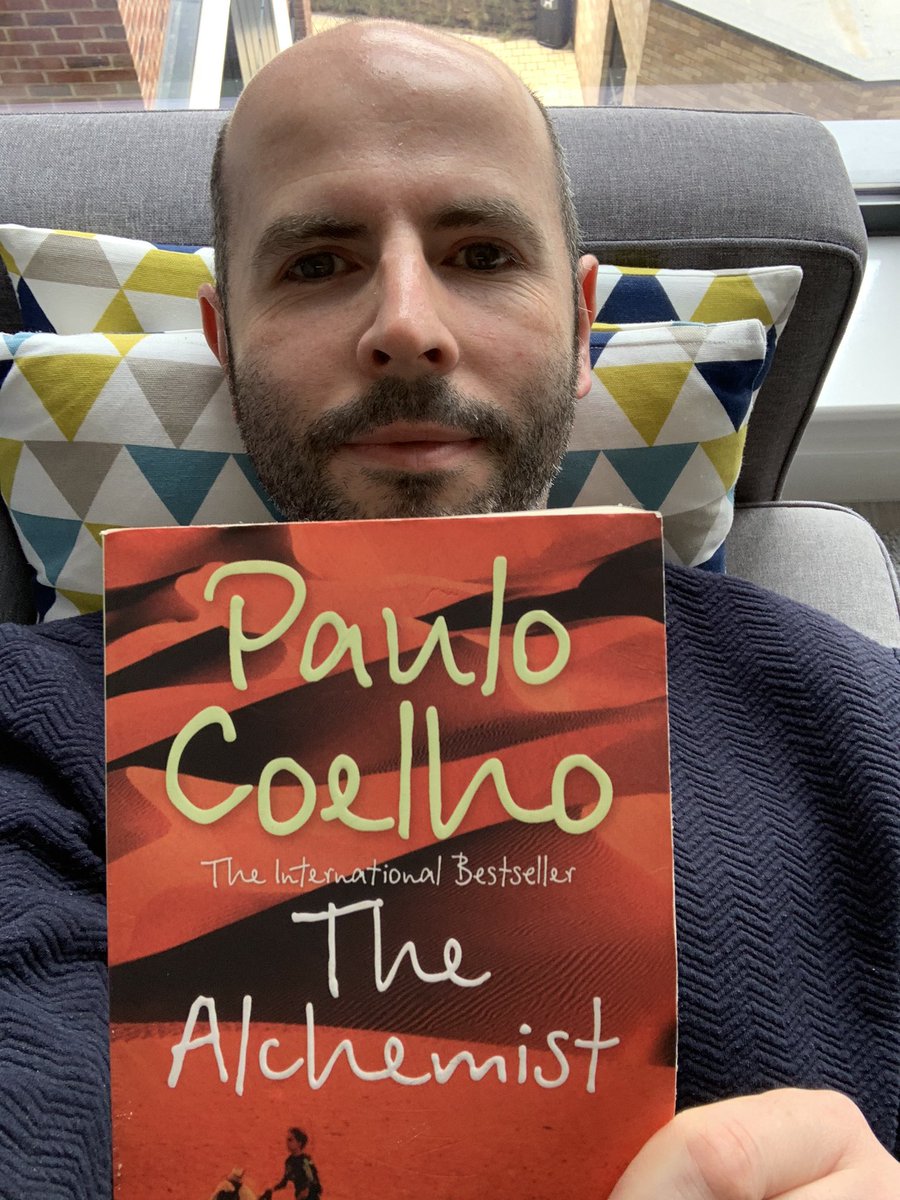 lordlancaster's tweet photo. I needed to read ‘The Alchemist’ yesterday after losing my way a little last week.
Thank you @CannyFood for letting me borrow it via the #SocialDistancingBookClub ❤️🙏
Like a caravan in the desert - “We make a lot of detours but we’re always heading for the same destination.” https://t.co/l8VtetB6Of