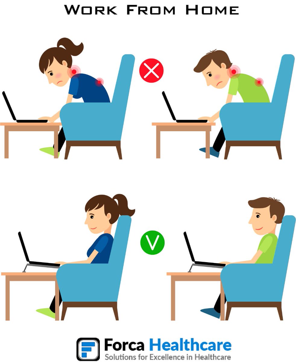 ForcaHealthcare's tweet photo. Take care of your back while you work from home #WFH #wfhlife #wfhtips #forca_healthcare #forcahealthcare #backposture #laptopposture #workfromhome #healthtips #COVID2019 #COVID19 #Covid_19 #كوفيد_19 https://t.co/NQFEQo8pmx