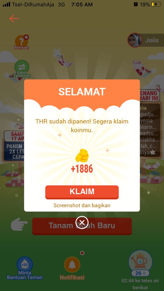 jojo_blablabla's tweet photo. @ShopeeID panen dalam sehari #ShopeeTanamTHR10M https://t.co/d9fgYxBKiu