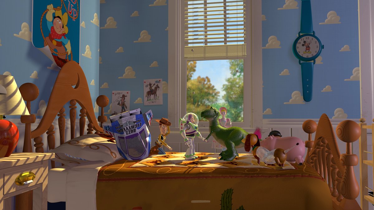 ディズニー スタジオ アニメーション 公式 トイストーリー のアンディの部屋をよく見てみると あのキャラクターが 分かった人はリプライでどうぞ T Co Ozxbipufkg Twitter