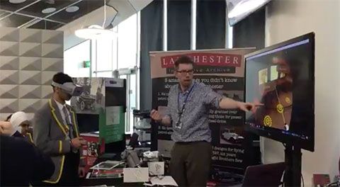 lanchester_ia's tweet photo. #Archive30 Day 13: "Outreach" We're reaching out online for the time being but normally we're taking our AR, VR and Lanchester stories out and about like this @AheadP_ship #STEMFestWM event @millenniumpoint See our VR in action: https://t.co/NhwUdpA0zV #outreach https://t.co/PFl9J7v9yL